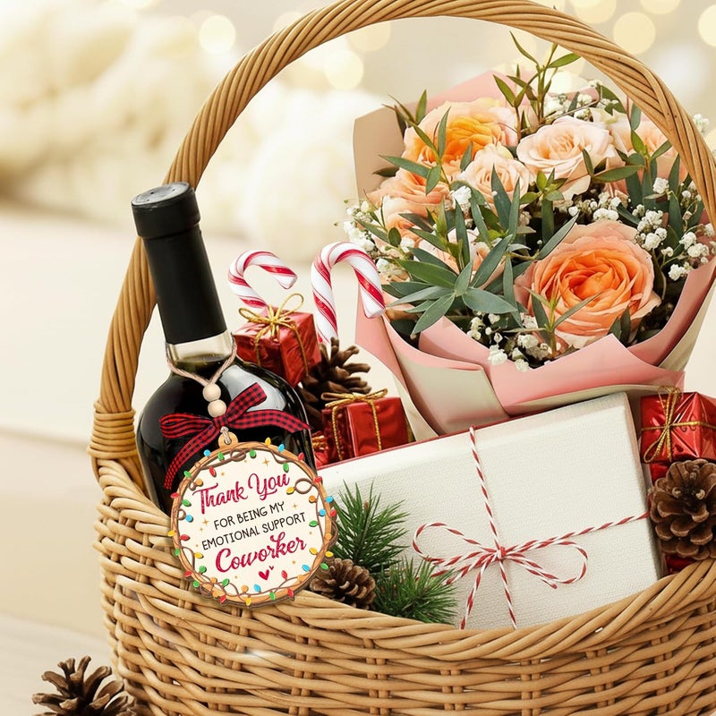 HEXMOZ Coworker Ornament - Christmas Coworkers Thank You Gifts for Work Besties, Work Friends - Funny Secret Santa Holiday Gag Gift Ideas for Women, Men - Xmas Ornament 2025, Office Christmas Decor - Image 3